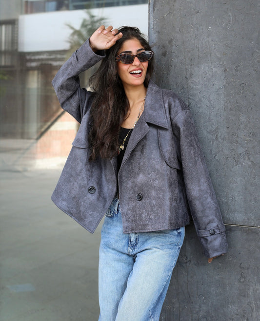 Grey Classic Chic Jacket