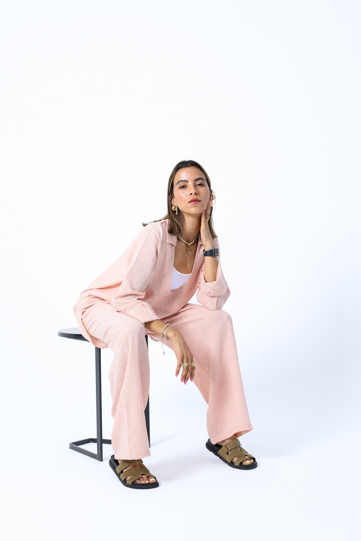 Breezy Linen Nude Set