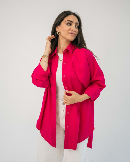 High Low Chemise Pink