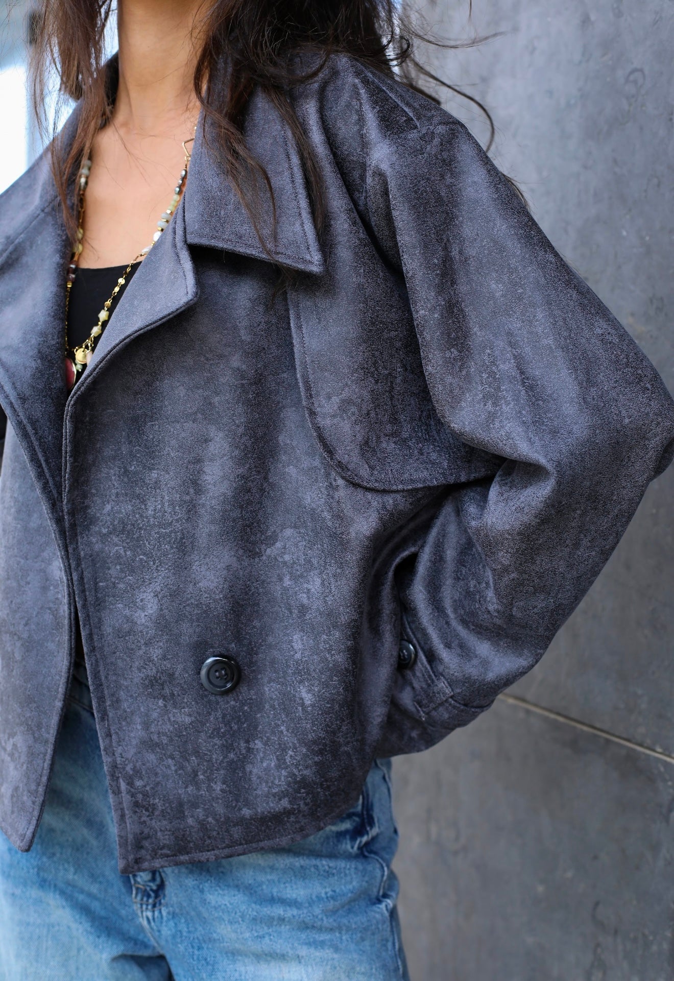 Grey Classic Chic Jacket
