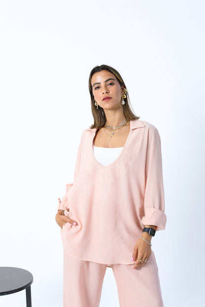 Breezy Linen Nude Set