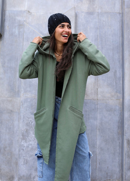 Olive Comfy Cardigan