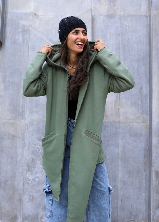 Olive Comfy Cardigan